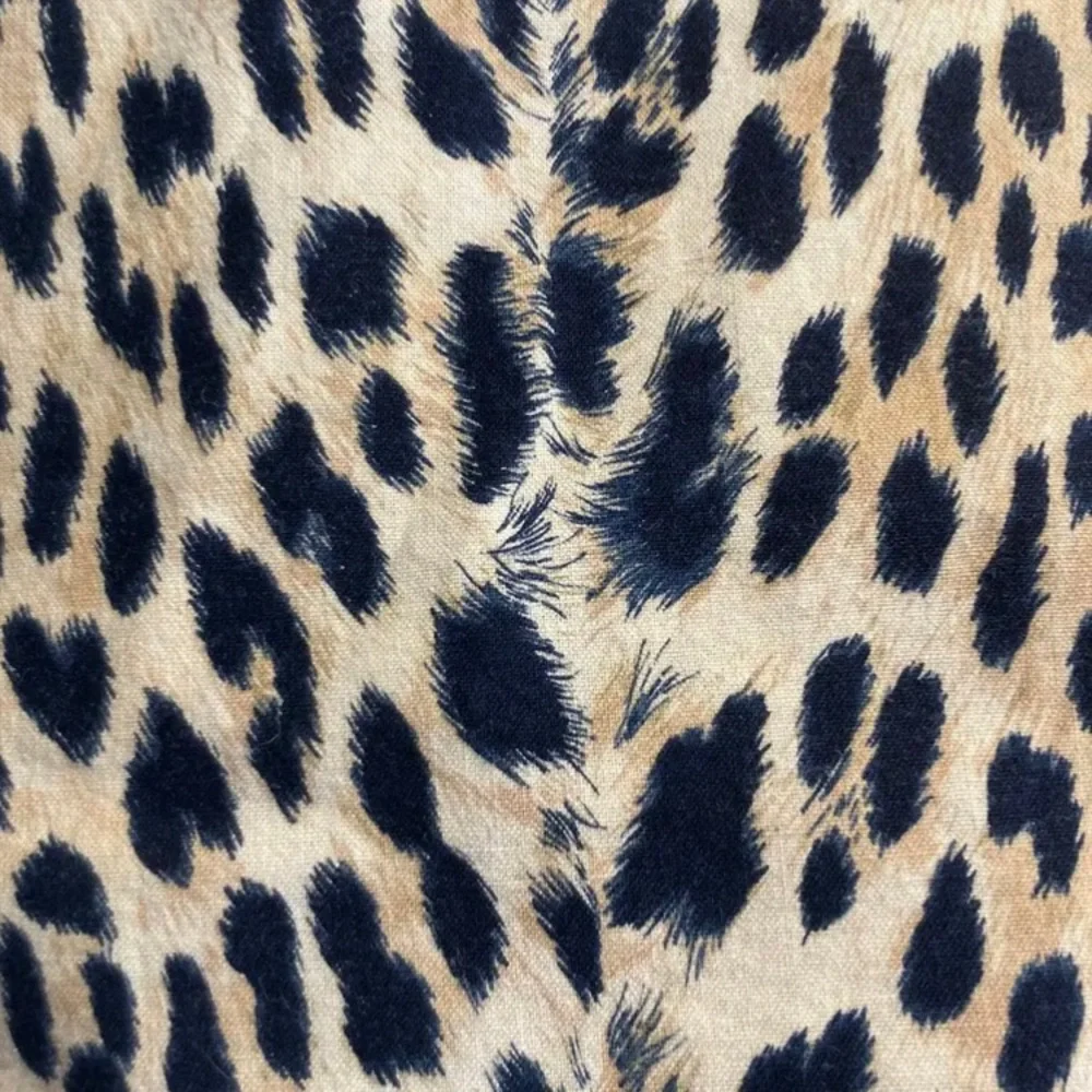 Custom Made Shower Curtain in Leopard Print Cotton